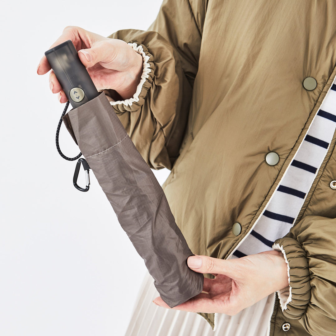 230gに宿る剛性。8本骨の自動開閉傘が変える、雨天のフットワーク。