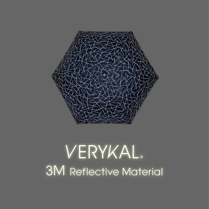VERYKAL 3M™ Reflective Material | Reflective, Lightweight, Auto-Open Folding Umbrella