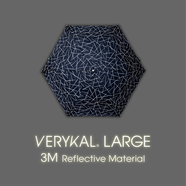VERYKAL LARGE 3M™ Reflective Material | Reflective, lightweight, large, auto-open folding umbrella