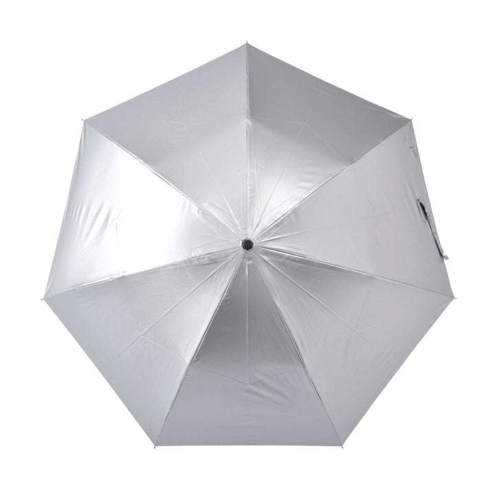 2WAY HEATBLOCK Aluminum Silver | 100%遮光・シルバー遮熱 日傘 晴雨兼用 2通りにたためる