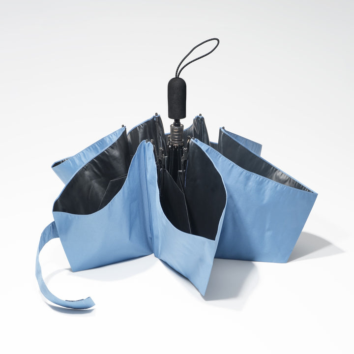 TOUGHNESS（タフネス）秒速プリーツ｜ 100%遮光・遮熱 たたみやすい折りたたみ傘 晴雨兼用