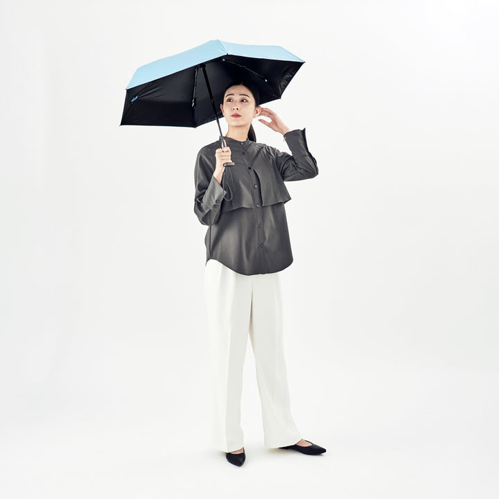 FLATLITE Micro HEATBLOCK | 100% Light and Heat Blocking, Compact, Folding Parasol for All Weather Use