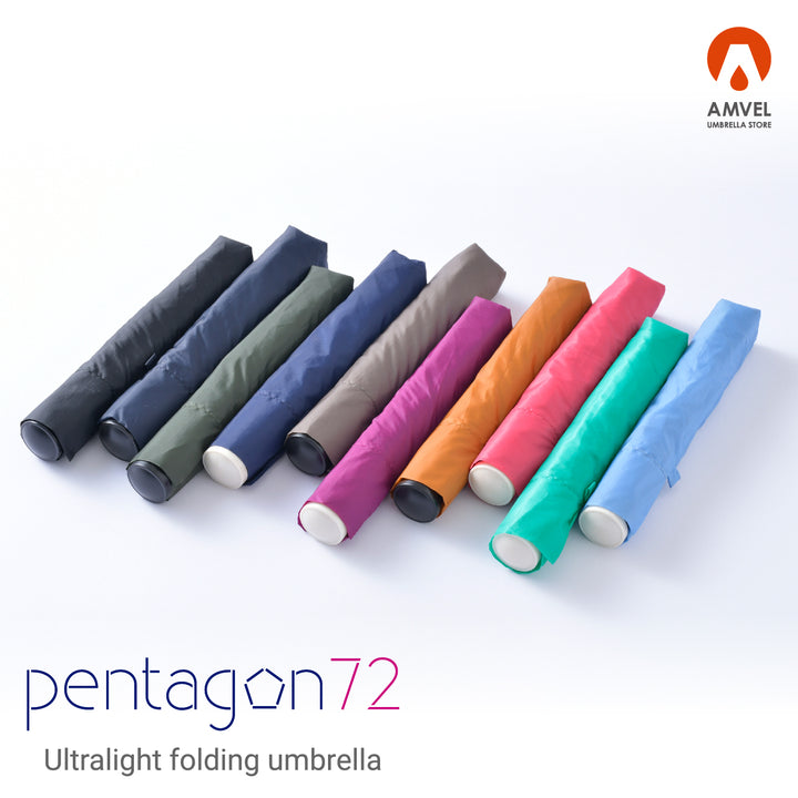 pentagon72（ペンタゴン72）｜ 超軽量 スリム 折りたたみ傘
