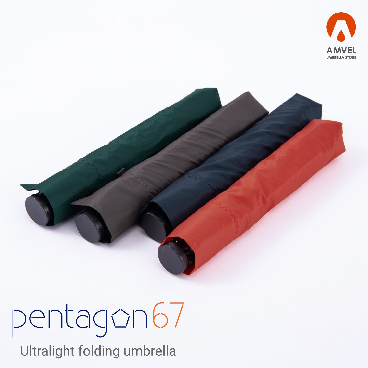 The world's lightest folding umbrella, weighing just 67g, by