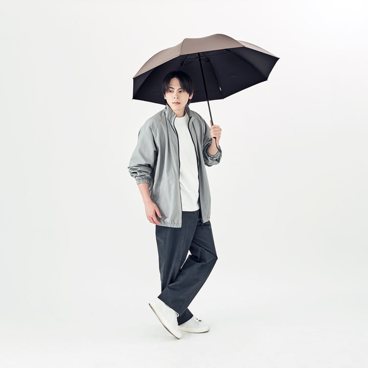 KALCT HEATBLOCK | 100% Light and Heat Blocking, Windproof, Rain or Shine, Long Parasol