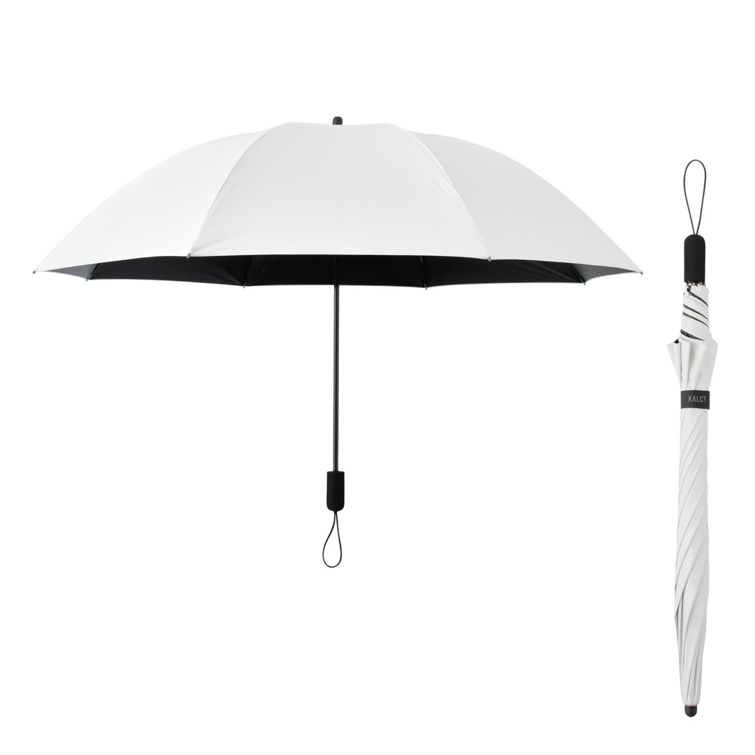 KALCT HEATBLOCK | 100% Light and Heat Blocking, Windproof, Rain or Shine, Long Parasol