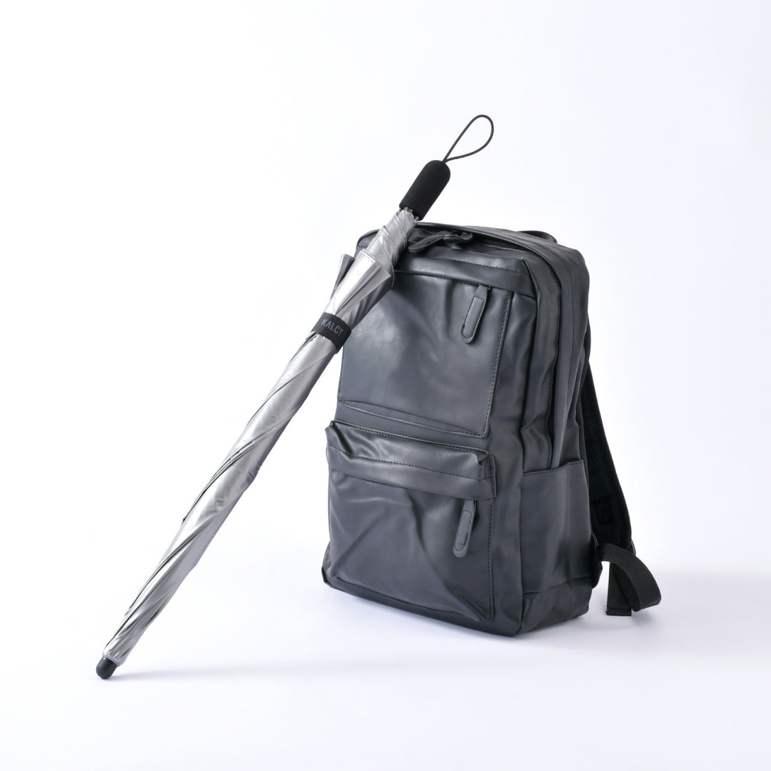 KALCT HEATBLOCK Aluminum Silver（カルクト）｜ 100%遮光・シルバー遮熱 軽量 日傘 晴雨兼用 長傘