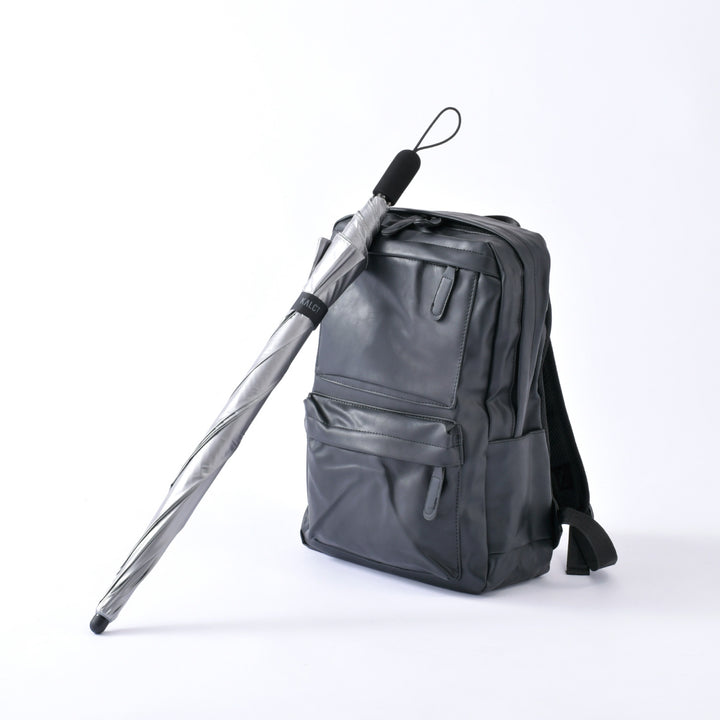 KALCT HEATBLOCK Aluminum Silver（カルクト）｜ 100%遮光・シルバー遮熱 軽量 日傘 晴雨兼用 長傘