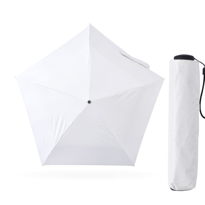 HEATBLOCK pentagon | 100%遮光・遮熱 軽量折りたたみ傘 晴雨兼用