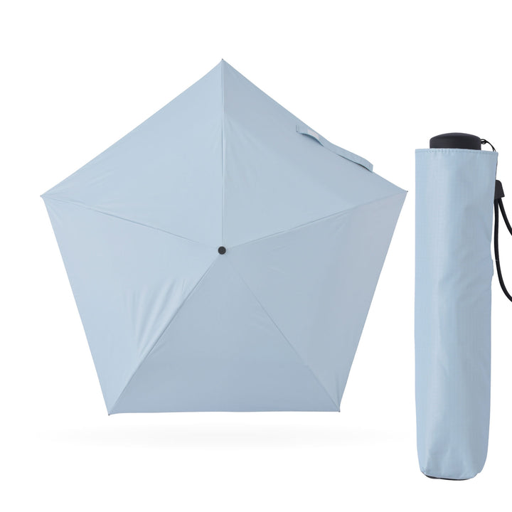 HEATBLOCK pentagon | 100%遮光・遮熱 軽量折りたたみ傘 晴雨兼用