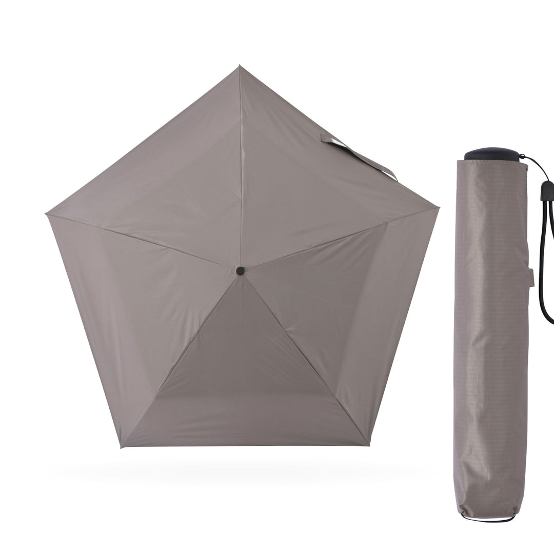 HEATBLOCK pentagon | 100%遮光・遮熱 軽量折りたたみ傘 晴雨兼用