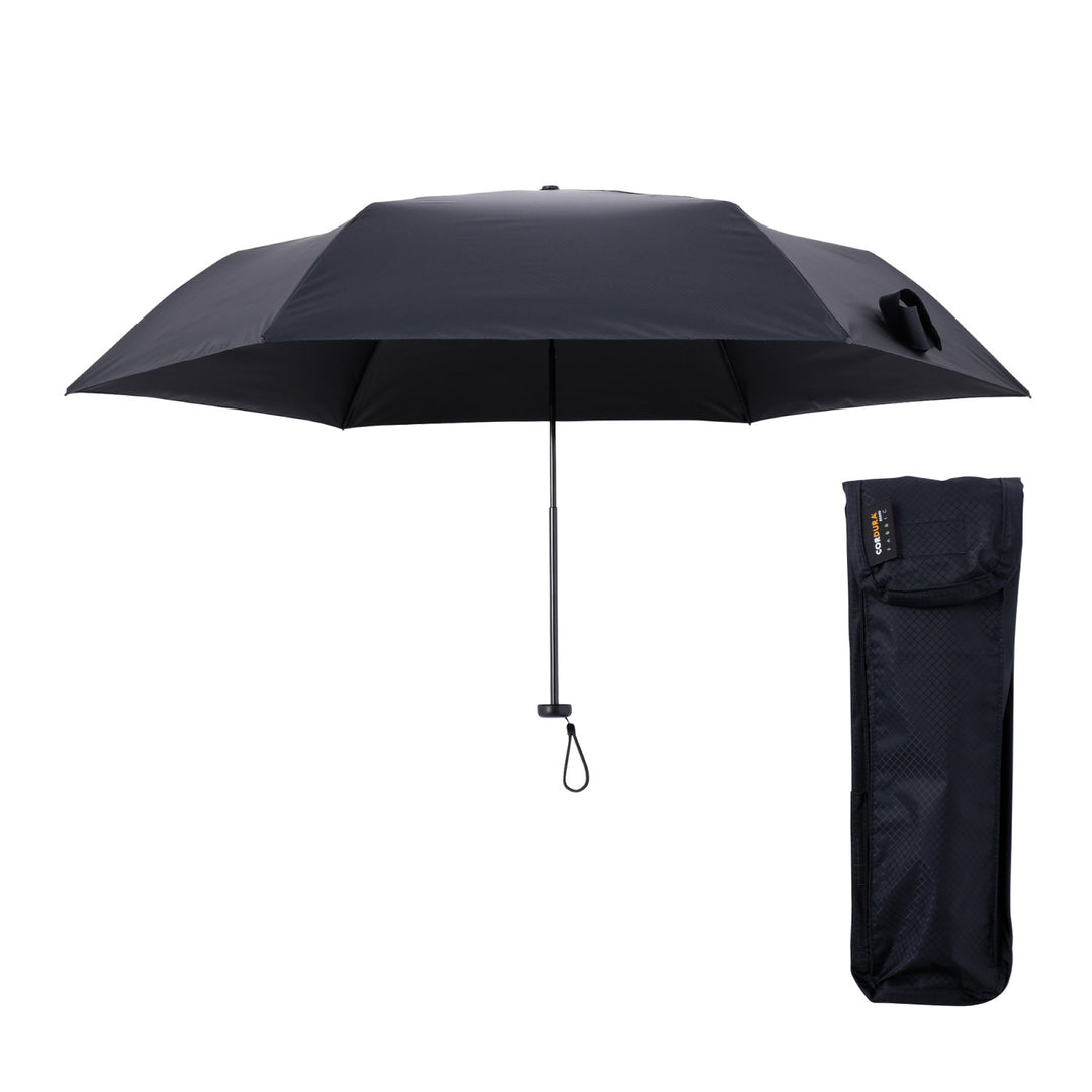 HEATBLOCK Lightweight folding｜ 100%遮光・遮熱 コーデュラファブリック使用 軽量 日傘 晴雨兼用 折りたたみ傘