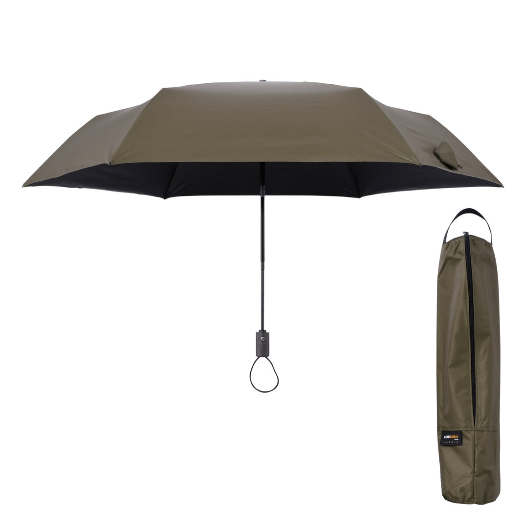HEATBLOCK VERYKAL LARGE | 100% Light and Heat Blocking Cordura Fabric, Large, Automatic Open/Close, Folding Umbrella for All Weather Use