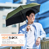 HEATBLOCK Smooth Automatic 遮光100% 晴雨兼用 自動開閉折りたたみ傘