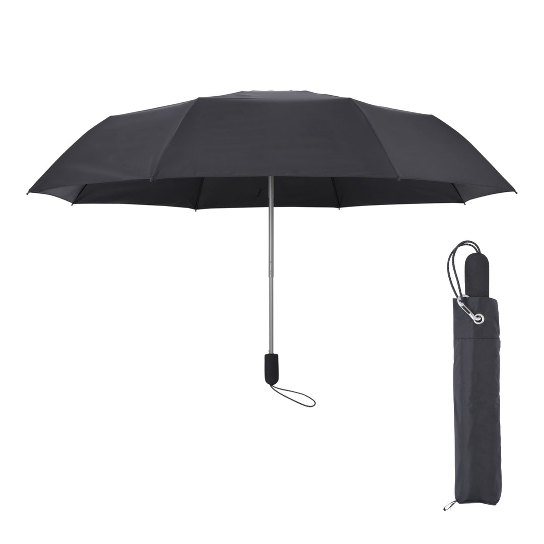 TOUGHNESS | 100% Light-Blocking &amp; Heat-Shielding, Strongest Wind-Resistant Folding Umbrella for Sun or Rain