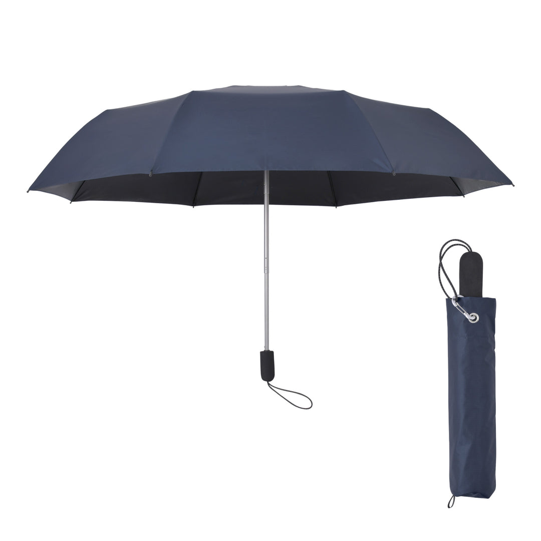 TOUGHNESS | 100% Light-Blocking &amp; Heat-Shielding, Strongest Wind-Resistant Folding Umbrella for Sun or Rain