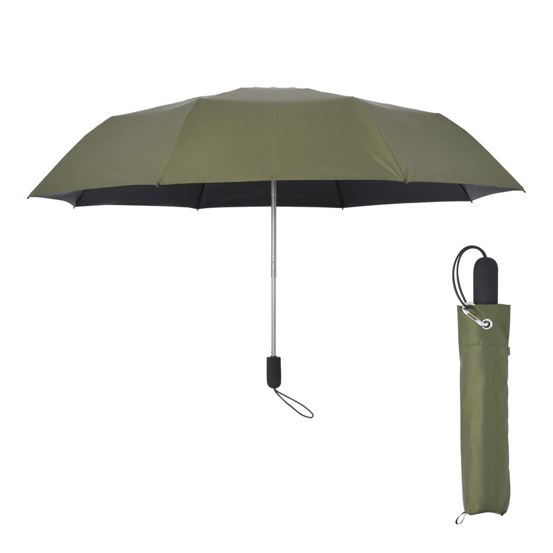 TOUGHNESS | 100% Light-Blocking &amp; Heat-Shielding, Strongest Wind-Resistant Folding Umbrella for Sun or Rain