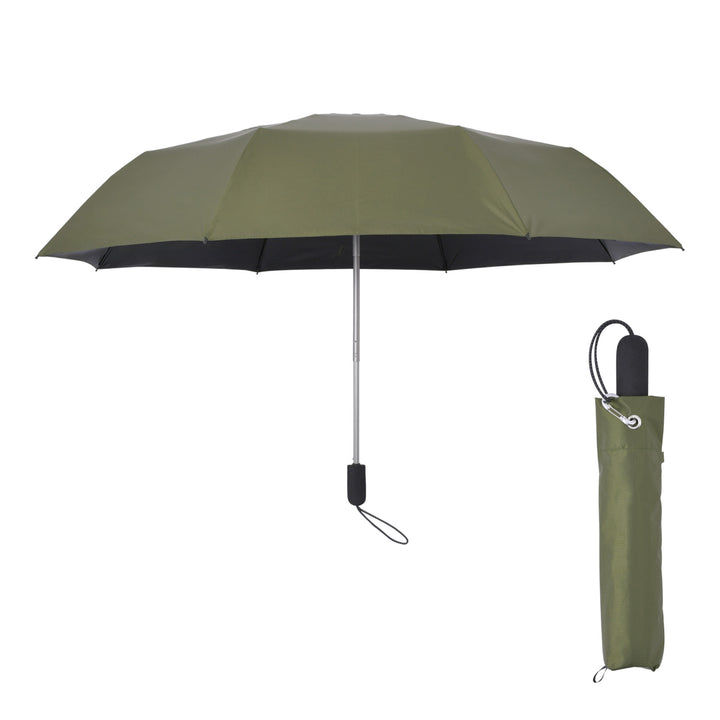 TOUGHNESS | 100% Light-Blocking &amp; Heat-Shielding, Strongest Wind-Resistant Folding Umbrella for Sun or Rain