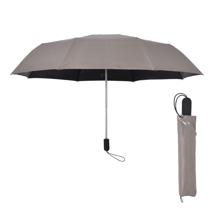 TOUGHNESS | 100% Light-Blocking &amp; Heat-Shielding, Strongest Wind-Resistant Folding Umbrella for Sun or Rain