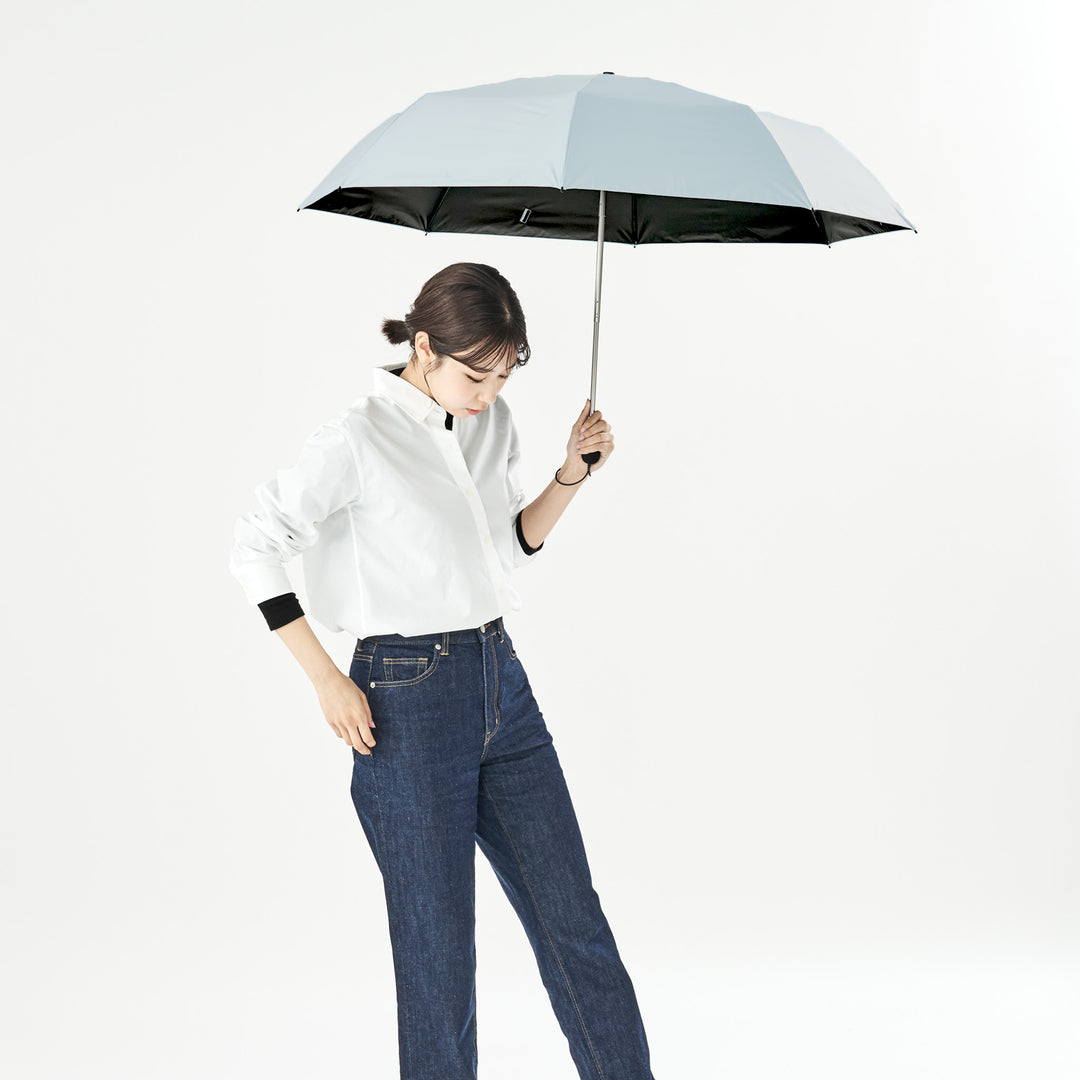 TOUGHNESS | 100%遮光・遮熱 108km/hの風に耐える最強の折りたたみ傘 大判8本骨