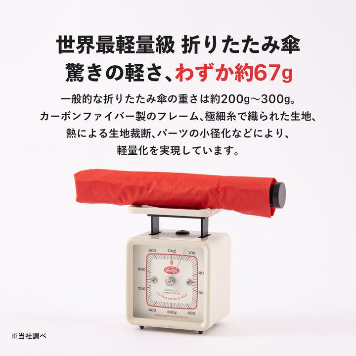 pentagon67 | 世界最軽量級67gの折りたたみ傘 耐風カーボンファイバー 撥水