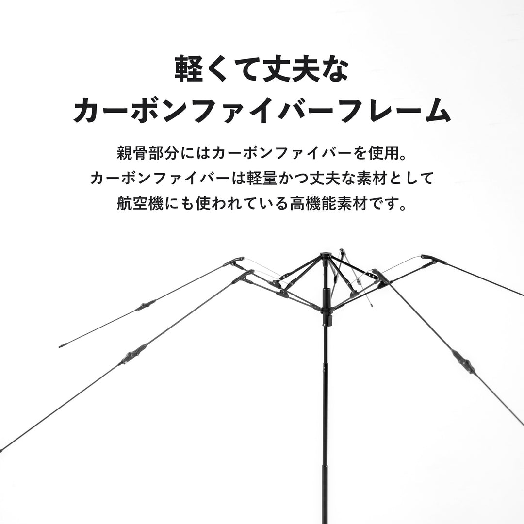 pentagon67 | 世界最軽量級67gの折りたたみ傘 耐風カーボンファイバー 撥水
