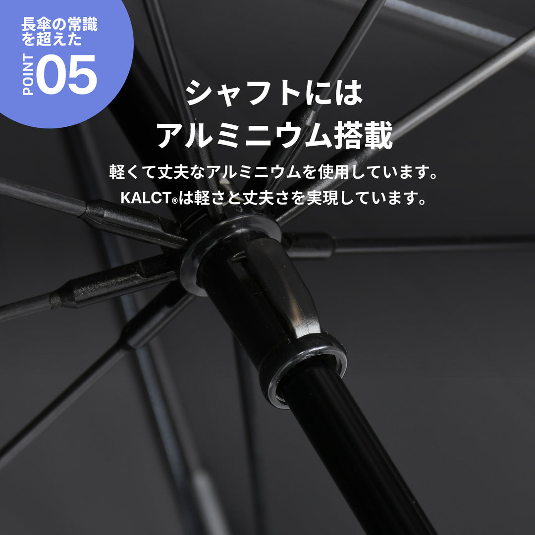 HEATBLOCK KALCT | 100% Light and Heat Blocking, Lightweight Parasol, Long Umbrella for Sun and Rain