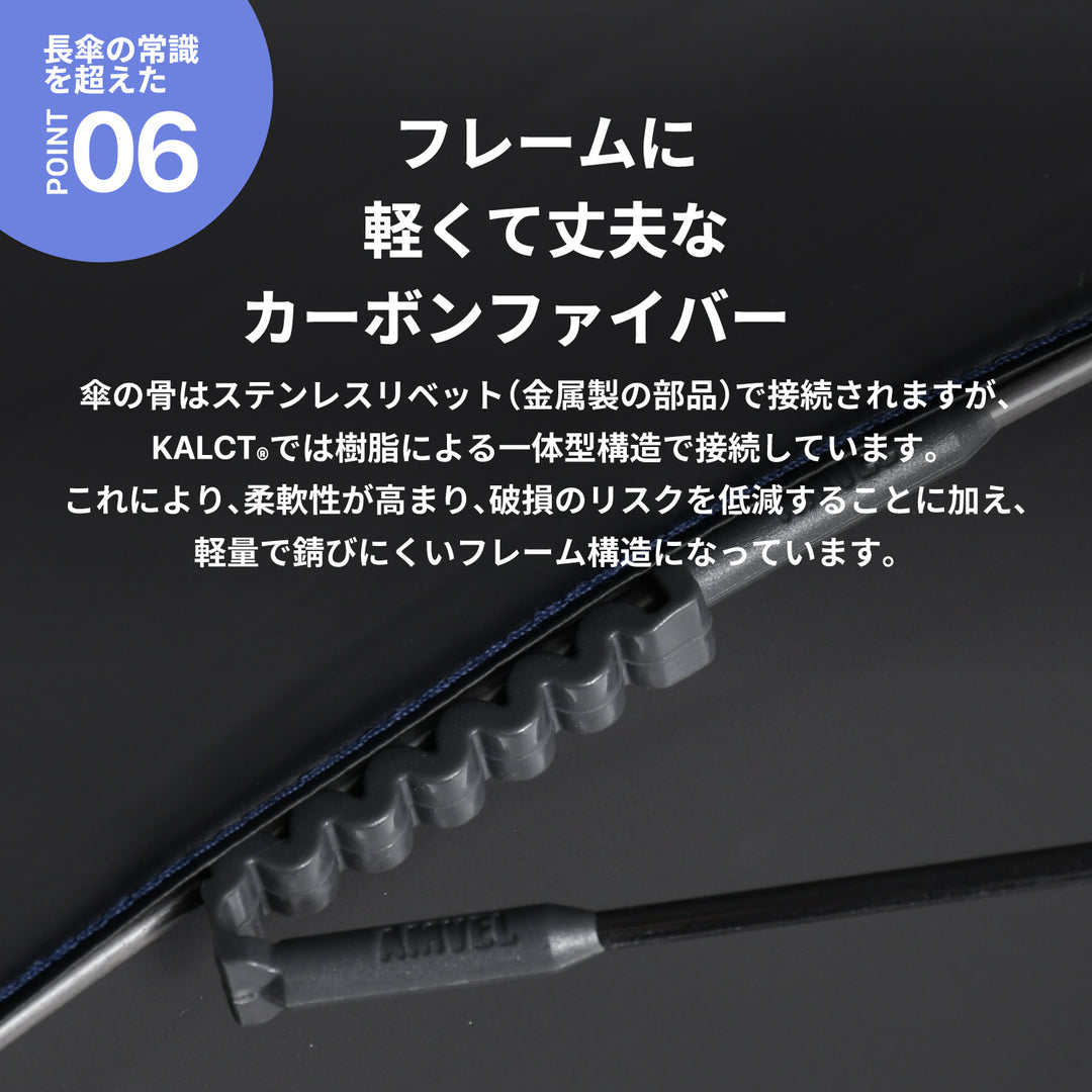 HEATBLOCK KALCT | 100% Light and Heat Blocking, Lightweight Parasol, Long Umbrella for Sun and Rain