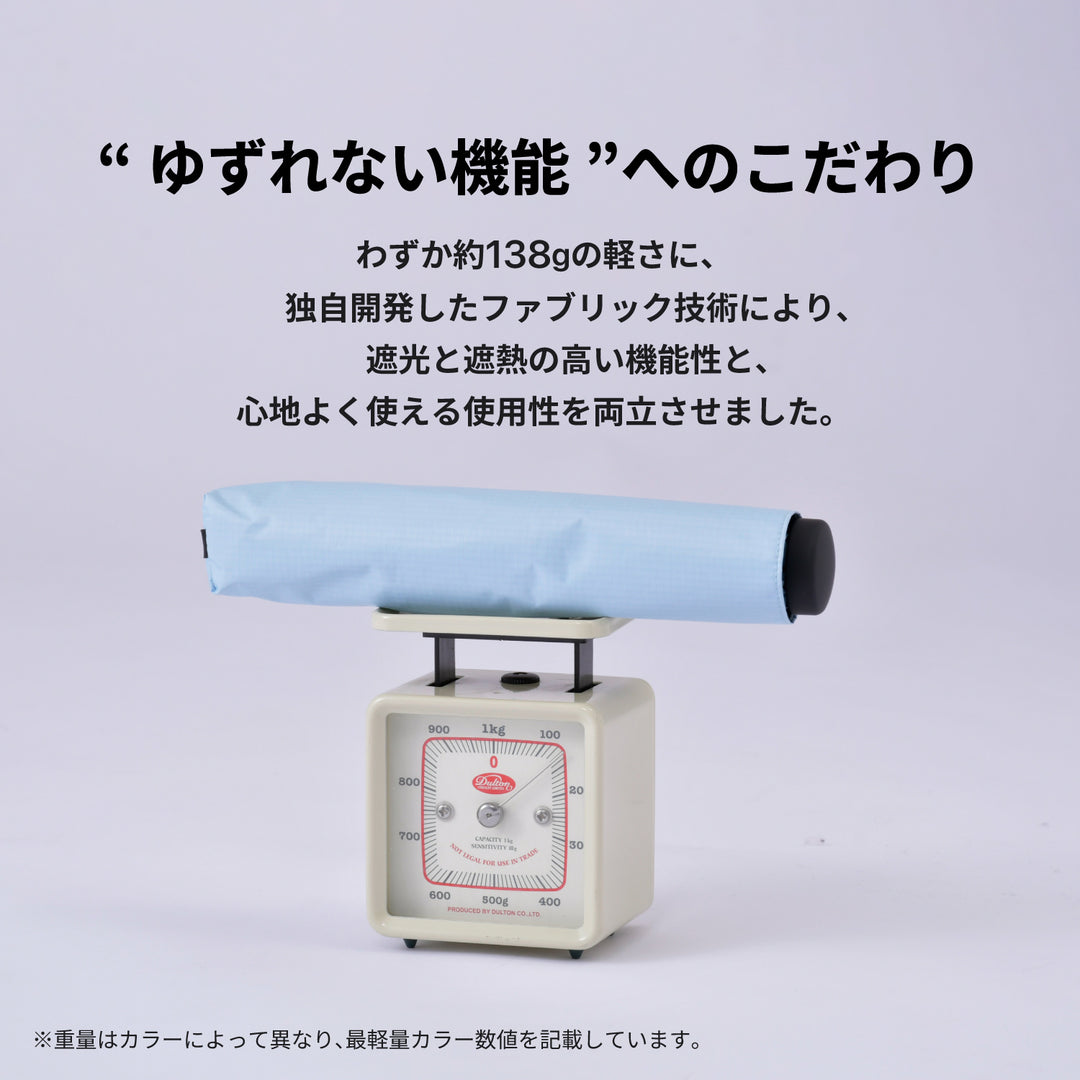 HEATBLOCK pentagon | 100%遮光・遮熱 軽量折りたたみ傘 晴雨兼用