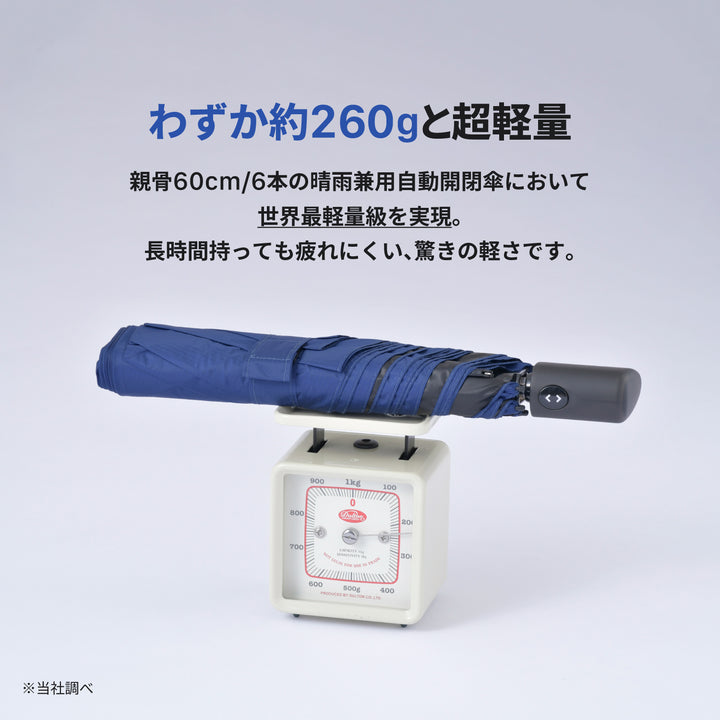 VERYKAL LARGE Flat I 100%遮光・遮熱 少し大きめ軽量自動開閉折りたたみ傘 フラット