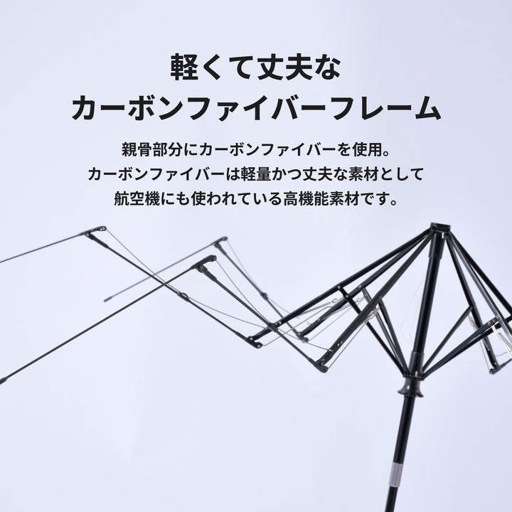 VERYKAL LARGE Flat I 100%遮光・遮熱 少し大きめ軽量自動開閉折りたたみ傘 フラット