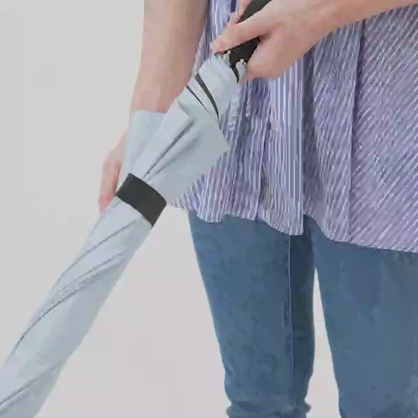 HEATBLOCK KALCT | 100% Light and Heat Blocking, Lightweight Parasol, Long Umbrella for Sun and Rain