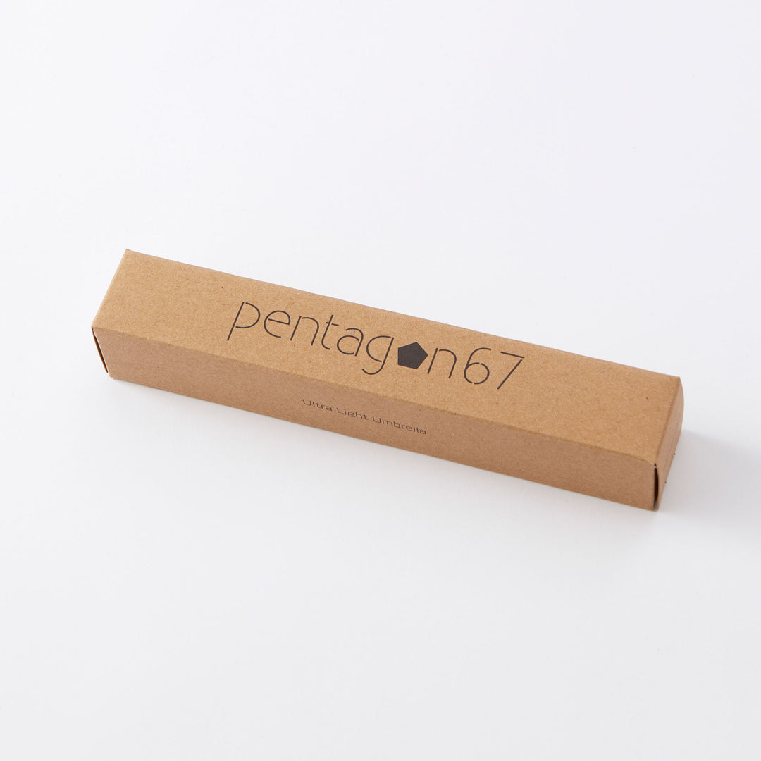pentagon67 | 世界最軽量級67gの折りたたみ傘 耐風カーボンファイバー 撥水