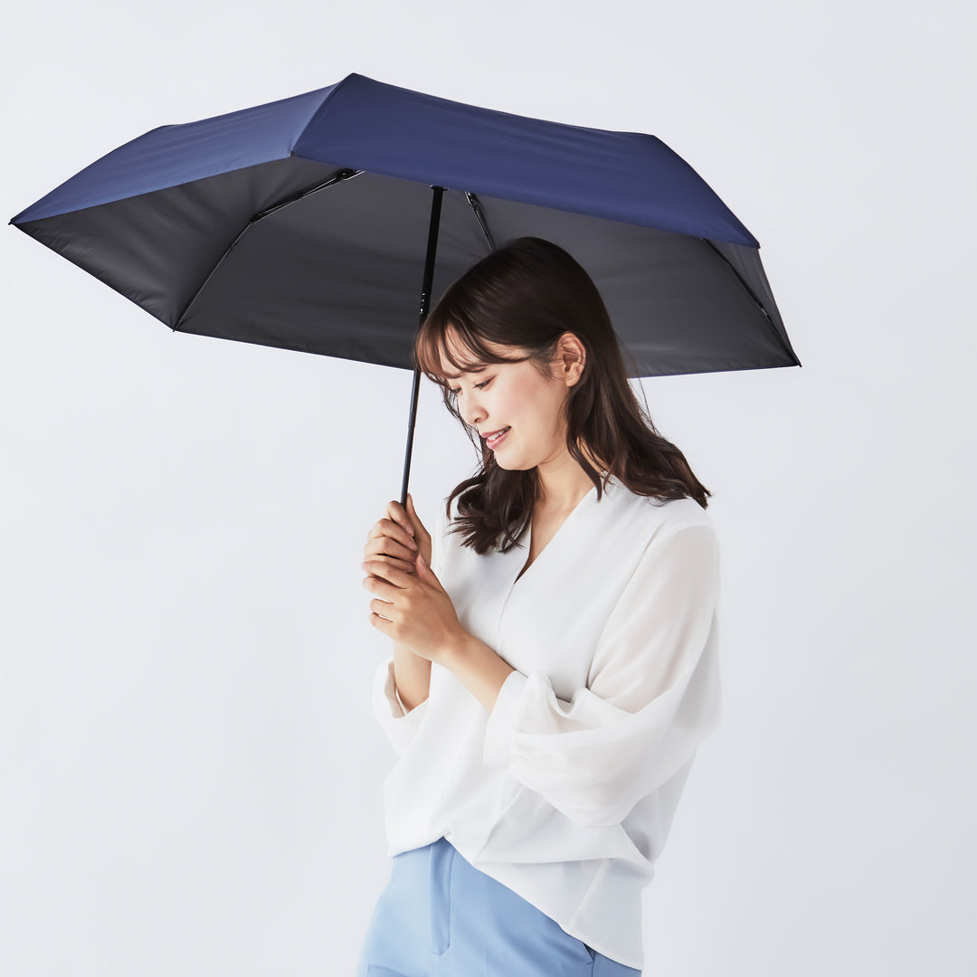 HEATBLOCK VERYKAL | 100% Light and Heat Blocking, Lightweight, Automatic Open/Close, Folding Umbrella for Sun and Rain