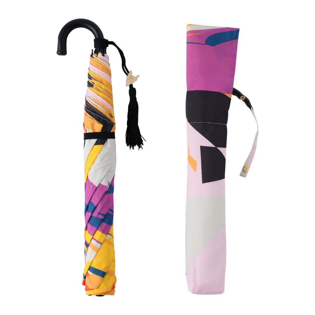 Saison Tourne | Slim, Lightweight Folding Umbrella with Slender Handle