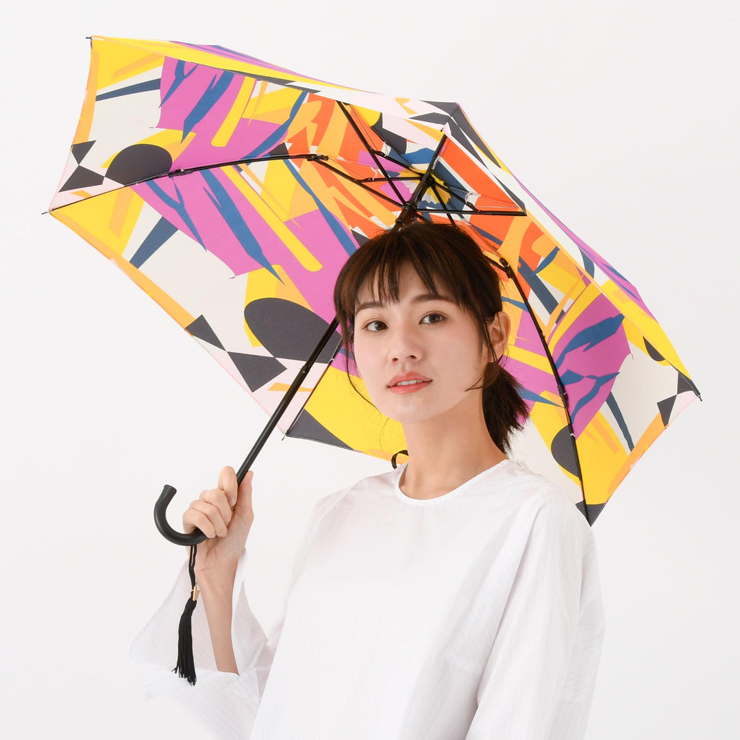 Saison Tourne | Slim, Lightweight Folding Umbrella with Slender Handle