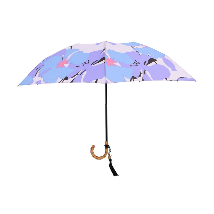 Saison Tourne | Slim, Lightweight Folding Umbrella with Bamboo Handle