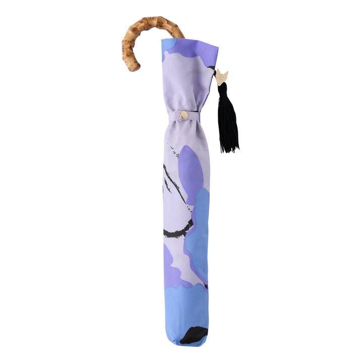 Saison Tourne | Slim, Lightweight Folding Umbrella with Bamboo Handle