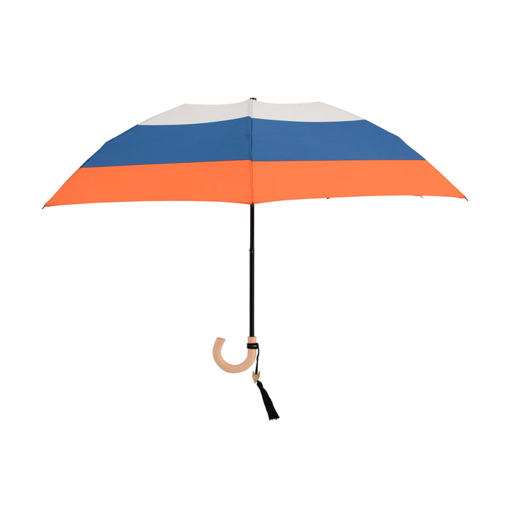 Saison Tourne | Slim, Lightweight Folding Umbrella with Wooden Handle